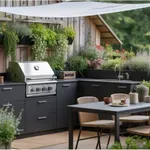 Vedd birtokba a kerted – 5 kültéri konyhaötlet, ami kis kertben is működik