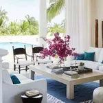 Még a luxust is a feng shuihoz igazították ebben a gyönyörű hollywoodi nappaliban