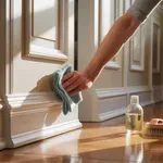 Elsárgult a szegélyléc? Ez az egyszerű ecetes trükk újra fehérré teszi