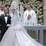 Tündérmesébe illett Elie Saab fiának esküvője – az örömapa három lenyűgöző ruhát is tervezett a menyasszonynak