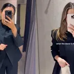 Nov suknjič iz Zare izgleda kot dizajnerski kos in je popoln za pisarniški videz