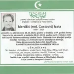 Preminula je Merdžić Izeta