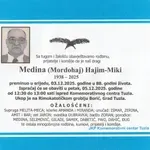 Preminuo je Medina Hajim Miki