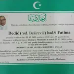Preminula je Dedić hadži Fatima