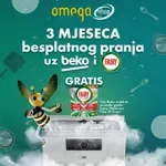 U Omegi traje posebna akcija: Beko mašine za suđe uz 3 mjeseca besplatnog pranja