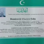 Preminuo je Edin Demirović