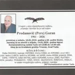 Preminuo je Goran Prodanović