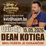 I ove godine “QUIZ BY DEAN KOTIGA” u okviru 3. Međunarodnog Sajma Kafe i Čokolade Tuzla