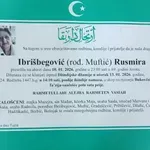 Preminula je Rusmira Ibrišbegović
