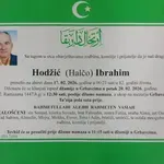 Preminuo je Ibrahim Hodžić