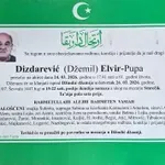 Preminuo je Elvir Dizdarević Pupa