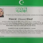 Preminuo je Ešref Fizović
