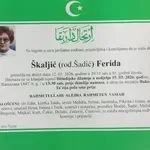 Preminula je Ferida Škaljić