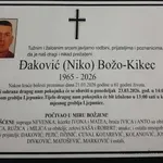 Preminuo je Božo Đaković Kikec