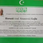 Preminula je Lejla Horozić