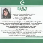 Preminula je Hanifa Lješnica