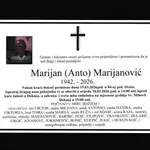 Preminuo je Marijan Marijanović