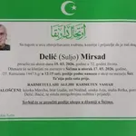 Preminuo je Mirsad Delić