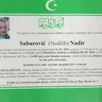 Preminuo je Nadir Saburović