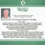 Preminuo je Novalija Gavranović