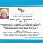 Preminula je Ramiza Marić