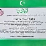 Preminuo je Zulfo Izmirlić