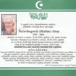 Preminuo je Abaz Šećerbergović