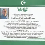 Preminuo je Kenan Mehinović
