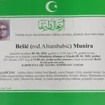 Preminula je Munira Bešić