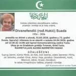Preminula je Suada Divanefendić