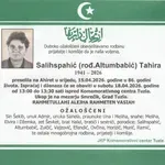 Preminula je Tahira Salihspahić