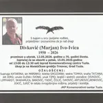 Preminuo je Ivica Divković
