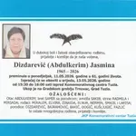 Preminula je Jasmina Dizdarević