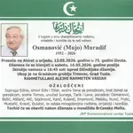 Preminuo je Muradif Osmanović