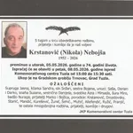 Preminuo je Nebojša Krstanović