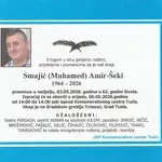 Preminuo je Amir Smajić Šeki