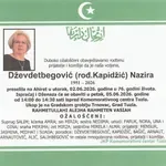 Preminula je Nazira Dževdetbegović