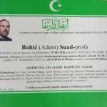 Preminuo je Suad Bahić Profa