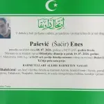 Preminuo je Enes Pašević