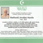 Preminula je Hanifa Halilović