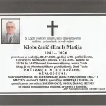 Preminuo je Matija Klobučarić