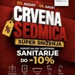 MIDEN organizuje „Crvenu sedmicu“ uz 10 posto popusta na kompletnu sanitariju