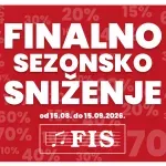 Finalno sezonsko sniženje u FIS centrima: Popusti koji donose velike uštede