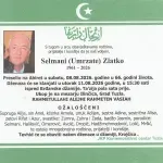 Preminuo je Zlatko Selmani