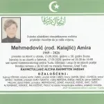 Preminula je Amira Mehmedović