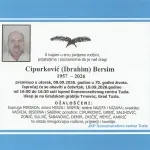 Preminuo je Bersim Cipurković