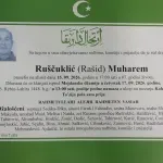 Preminuo je Muharem Ruščuklić