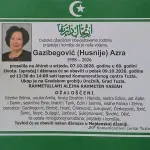 Preminula je Azra Gazibegović