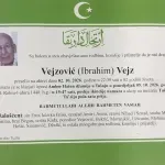 Preminuo je Vejz Vejzović