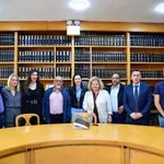 Επίσκεψη στελεχών της ΕΛ.Α.Σ. στον Δικηγορικό Σύλλογο Δράμας - Εργασία Συν